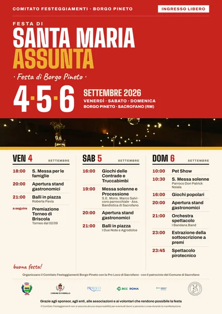 Variante a colore pieno: tutta rossa, titolo bianco e giallo